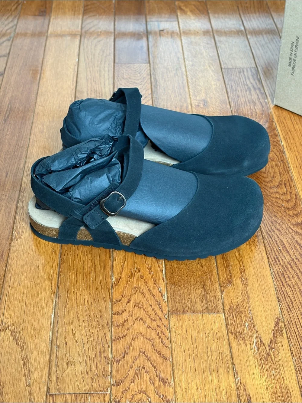 Black Slip-On Mary Jane Flats